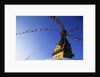 Prayer Flags Hanging from Swayambhunath Stupa by Anonymous