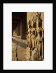 Bas Relief Sculptures at Angkor Wat by Anonymous