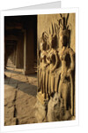 Bas Relief Sculptures at Angkor Wat by Anonymous