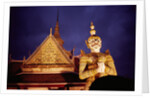Statue Outside of Buddhist Temple by Anonymous