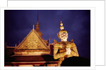 Statue Outside of Buddhist Temple by Anonymous