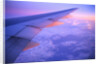 Setting Sun Hitting Airplane Wing by Anonymous