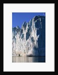 Ice Block Breaking off of Glacier by Anonymous