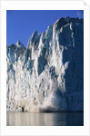 Ice Block Breaking off of Glacier by Anonymous