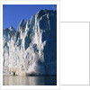 Ice Block Breaking off of Glacier by Anonymous