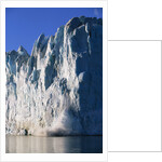 Ice Block Breaking off of Glacier by Anonymous