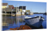 Boat and Fishermen's Wharf in Nova Scotia by Anonymous