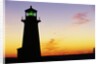Peggy's Cove Lighthouse at Sunset by Anonymous