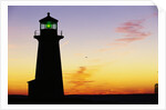 Peggy's Cove Lighthouse at Sunset by Anonymous