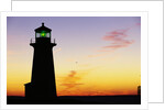 Peggy's Cove Lighthouse at Sunset by Anonymous