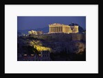Parthenon Illuminated at Dusk by Anonymous