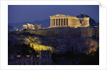 Parthenon Illuminated at Dusk by Anonymous