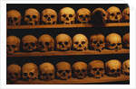 Shelves of Monk Skulls at Great Meteoron Ossuary by Anonymous