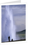 Strokkur Geysir Erupting by Anonymous