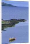Fishing Skiff Anchored in Fjord by Anonymous