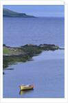 Fishing Skiff Anchored in Fjord by Anonymous