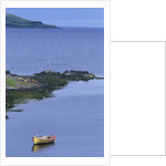Fishing Skiff Anchored in Fjord by Anonymous