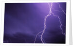 Lightning Bolts Above Colorado at Night by Anonymous
