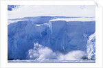 Glacier Calving Iceberg into Paradise Bay in Antarctica by Anonymous