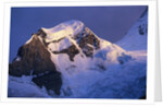 Glaciers on Mount Robson at Sunset by Anonymous
