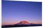 Western Face of Mount Rainier at Sunset by Anonymous