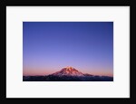 Western Face of Mount Rainier at Sunset by Anonymous