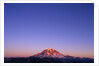 Western Face of Mount Rainier at Sunset by Anonymous