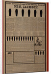 Anti-Jackson 1828 Presidential Election Broadside by Anonymous