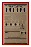 Anti-Jackson 1828 Presidential Election Broadside by Anonymous