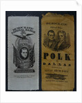 Polk and Dallas Campaign Ribbons by Anonymous