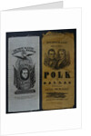 Polk and Dallas Campaign Ribbons by Anonymous