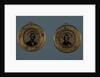 Lincoln and Johnson Ferrotype by Anonymous