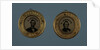 Lincoln and Johnson Ferrotype by Anonymous