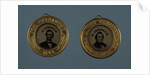 Lincoln and Johnson Ferrotype by Anonymous
