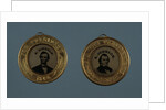 Lincoln and Johnson Ferrotype by Anonymous