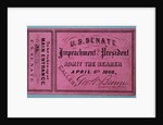 Johnson Impeachment Ticket by Anonymous