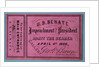 Johnson Impeachment Ticket by Anonymous