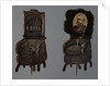 Mechanical Brooch for 1888 Harrison Presidential Campaign by Anonymous