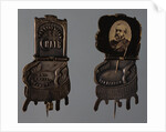 Mechanical Brooch for 1888 Harrison Presidential Campaign by Anonymous
