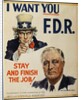 Roosevelt Campaign Poster by Anonymous