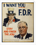 Roosevelt Campaign Poster by Anonymous