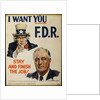 Roosevelt Campaign Poster by Anonymous