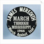James Meredith March Button by Anonymous