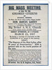 Handbill for Big Mass Meeting by Anonymous
