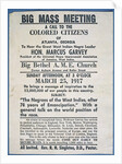 Handbill for Big Mass Meeting by Anonymous