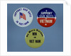 Vietnam Troop Support Buttons by Anonymous