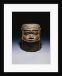 Benin, Early Middle Period Bronze Head, Uhunmwun-Elao by Anonymous