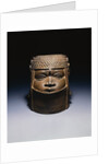 Benin, Early Middle Period Bronze Head, Uhunmwun-Elao by Anonymous