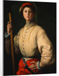 Portrait of a Halberdier (Francesco Guardi?) by Pontormo