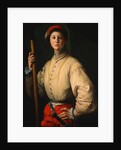 Portrait of a Halberdier (Francesco Guardi?) by Pontormo
